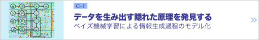 データを生み出す隠れた原理を発見する ―ベイズ機械学習による情報生成過程のモデル化―