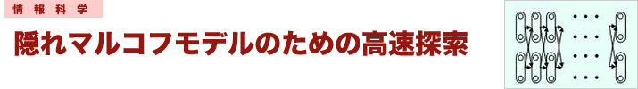 隠れマルコフモデルのための高速探索 