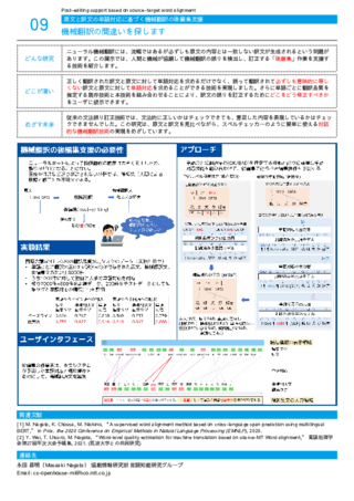 機械翻訳の間違いを探します