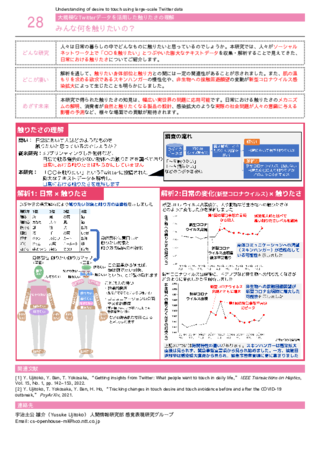 みんな何を触りたいの？