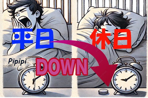 休日の寝坊、やはり問題あり！？