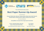 Best paper candidates at ACM Multimedia 2022!!