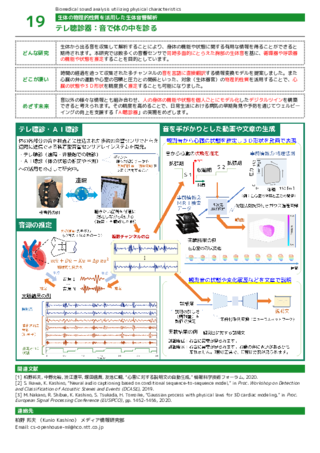 テレ聴診器 音で体の中を診る 研究展示 Nttコミュニケーション科学基礎研究所 オープンハウス21