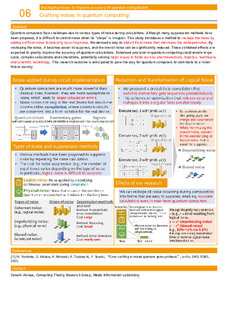 Crafting noises in quantum computing!